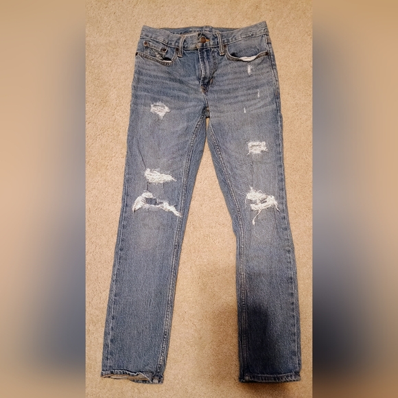 Lot Of‎ 2 Old Navy Jeans Mens 28x30 Black Skinny And Blue Skinny Built In Flex - Picture 6 of 9